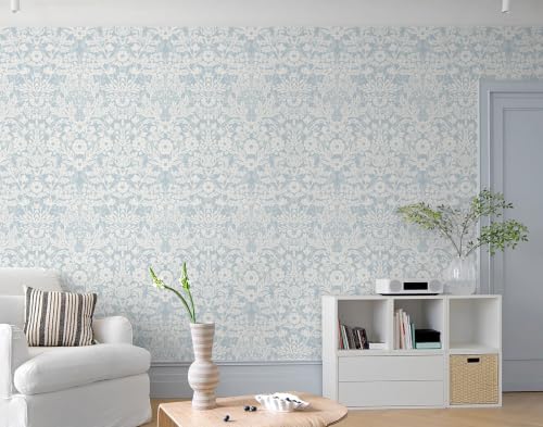 Papier peint autocollant bleu facile à installer pour rénover une table - 5