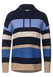 Cecil Damen Colorblock Kapuzenpullover Night Sky Blue L