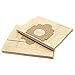 Produktbild vhbw 10x Staubsaugerbeutel Ersatz für Swirl MX 93, MX 95 für Staubsauger - Papier, 22,5cm x 20,5cm, Sandfarben