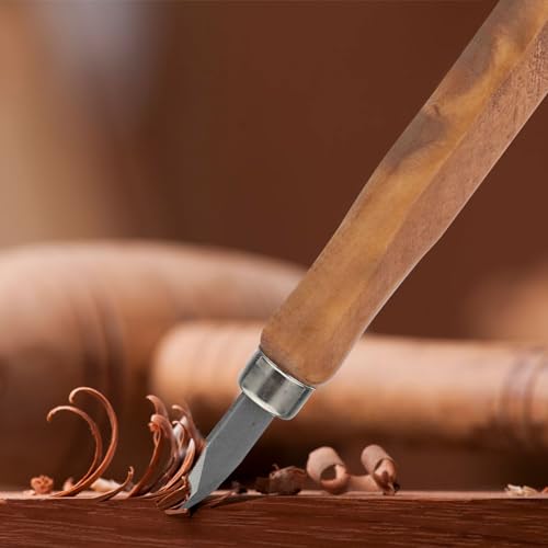 5pcs Woodcut Knives Carving Tools Woodworking Arts Crafts Hobbies Hand Carving Chisel Kit