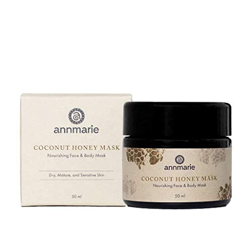 Annmarie Skin Care Coconut maseczka miodowa – Extra Virgin Coconut Oil maska z górskim miodem kwiatowym (50 ml / 1,7 fl oz)