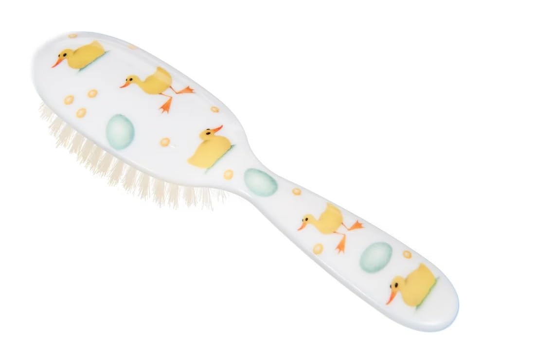 Rock & Ruddle Natural Mixed Boar Bristle Hair Brush for Women and Kids (Small 6.9"), Wet or Dry Hair