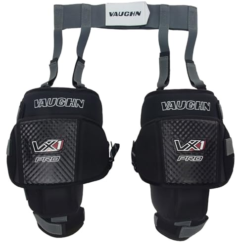 Protège-genoux hockey Vaughn VX1 Pro Senior : conception robuste et matériaux haut de gamme