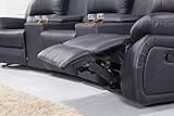 Mapo Möbel Ledersofa Kinosofa Fernsehsofa 5129-Cup-3-S - 6