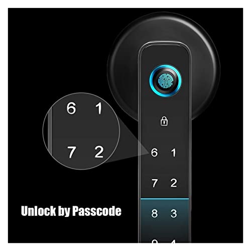 Serrure connectée Bluetooth TTLock avec empreinte biométrique et clé - 8