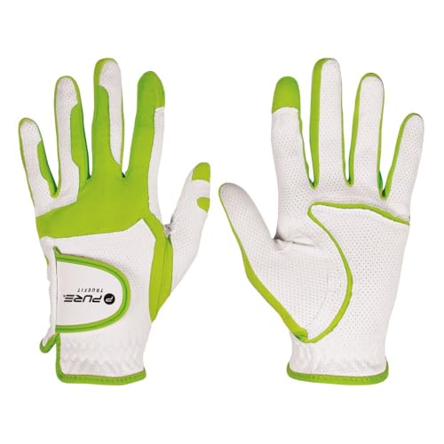 Pure2Improve True Fit Ladies Left Hand Glove - White/Lime