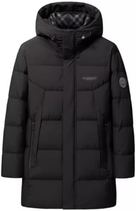 Dad Dressed Down Jacket Men Long Winter Thick Warm Middle-aged And Elderly Winter Coat