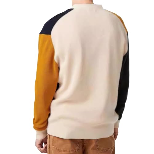 Men's Color Block Lightweight Open Sweater V Neck Button Down Casual Cardigans Fashion Knitted Cardigan Tops2