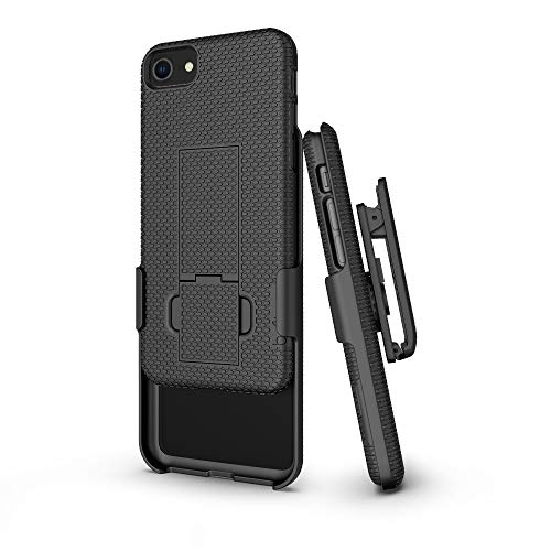 Beltron BLT-HCIP47 Iphone 7/8/Se 2020/Se 2022 Holster Case, Super Slim Rubberized Grip Case & Swivel Belt Clip Holster Combo thumb #4