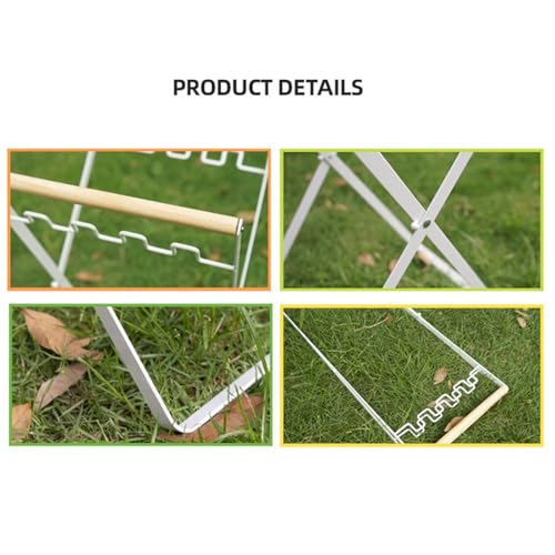 Soporte para cubo de basura plegable portátil con sistema de clasificación de basura 7