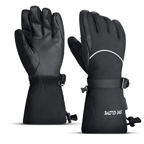 ThxToms Winter Warm Gloves Waterproof Thermal Gloves for Running Cycling Ski Sports, Extra Large