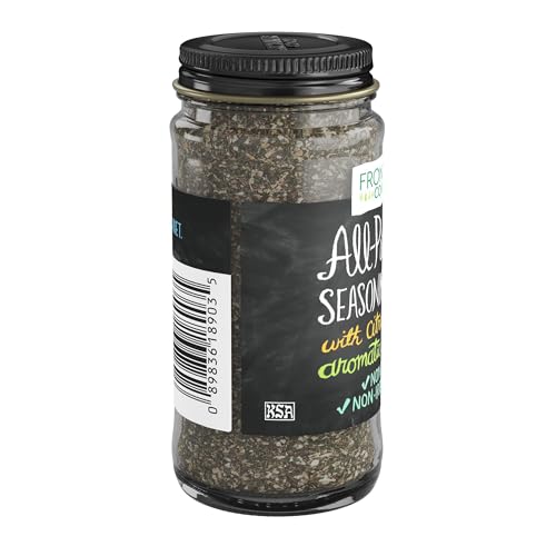 Frontier Co-op All-Purpose Seasoning, Onion, Parsley, Basil, Lemon Peel, Thyme, Garlic and other Aromatic Spices, Salt Free, Kosher | 1.2 Ounce (Pack of 1) - Image 2