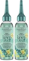 Jean & Len Haartonikum Rosmarin, wirkt anregend, regt das Haarwachstum an, fettet nicht, kann Haarausfall vorbeugen, Kopfhaut Tonikum, ohne Parabene & Silikone, vegan, 75 ml (Packung mit 2)