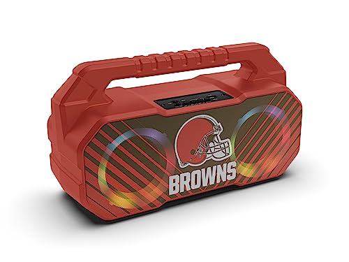 SOAR NFL Wireless Boombox Speaker, Cleveland Browns