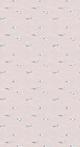 Papel de Parede Vôo Sandra Javera Branco Rosa