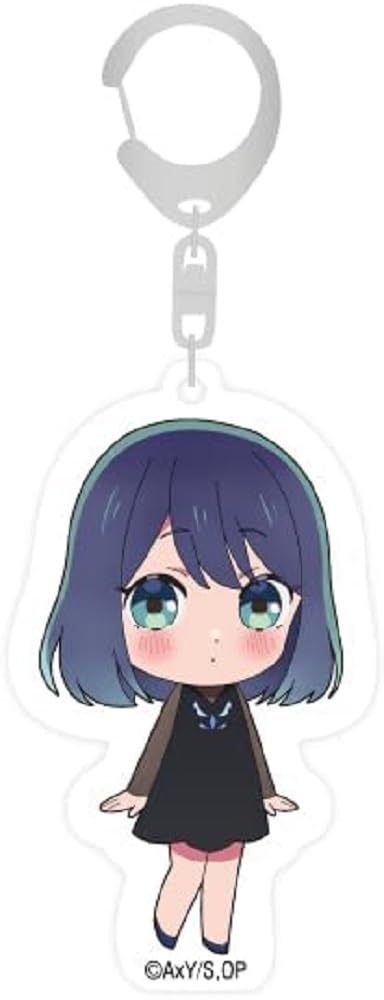 Crunchyroll Oshi No Ko - My Star - Acrylic Keyring - Akane - 6 cm, Multi-Coloured