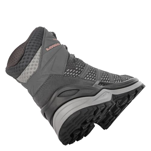 LOWA Stiefel mittel INNOX PRO GTX MID Ws anthrazit/rose, 39