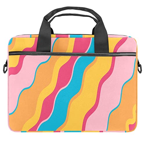 Sac bandoulière ordinateur portable palette de couleurs multicolore pour écran 13 à 14.5 pouces