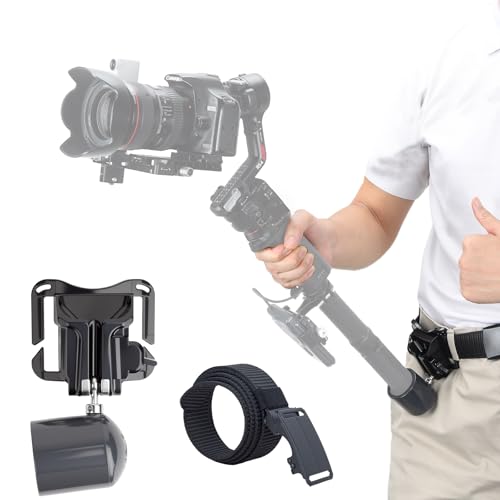 XIXAN Handheld Gimbal Stabilizer Accessories Load Reduce Kit with Gimbal Support and Waist Belt for Easier and Longer Holding. Compatible with DJI Ronin Osmo Series/hohem/FeiyuTech/Zhiyun/Insta 360