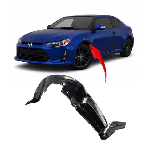 Image of Compatible with Scion tC 2014-2016 Front Left Fender Liner | Driver Side, Plastic, Ready to Install, OEM 5387621110, SC1248111