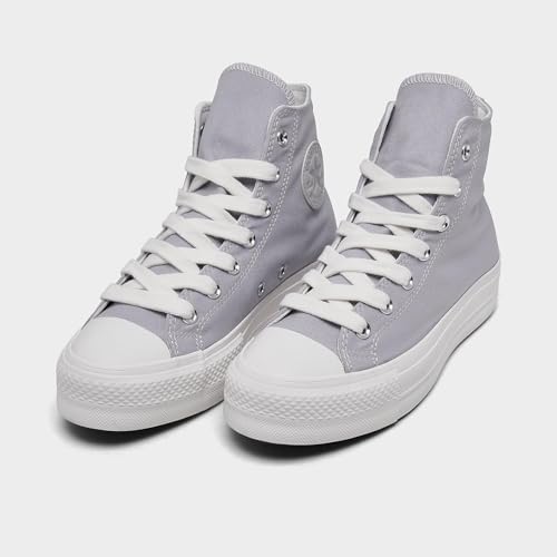 Image of Converse CTAS Lift High Top Women's Shoes, Ghost Town /Vintage White, Size 5.5