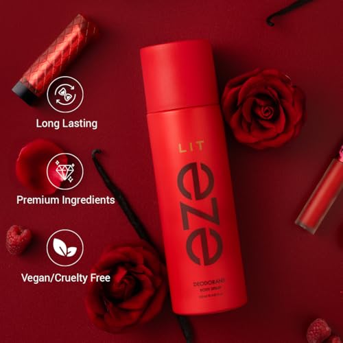 Image of Eze Women Long Lasting Deodrant | Fruity Vanilla | Lit 150ml | Daily Wear