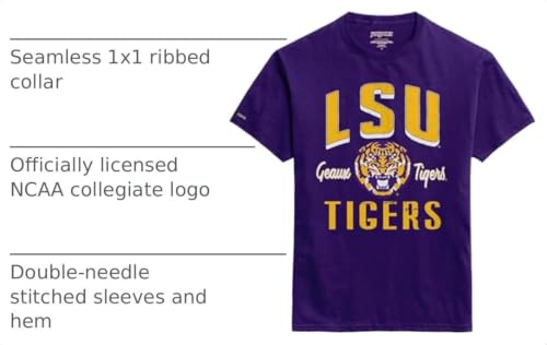JanSport NCAA Officially Licensed Campus Short Sleeve T Shirt for Men, Soft & Breathable Pre-Shrunk Cotton Crewneck T Shirt with Graphic Detailing, Everyday University Fan Apparel Team Color - image 4