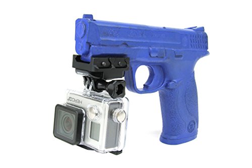 TacFire® Tactical Gun Rail GoPro Camera Mount, Picatinny Weaver Compatible