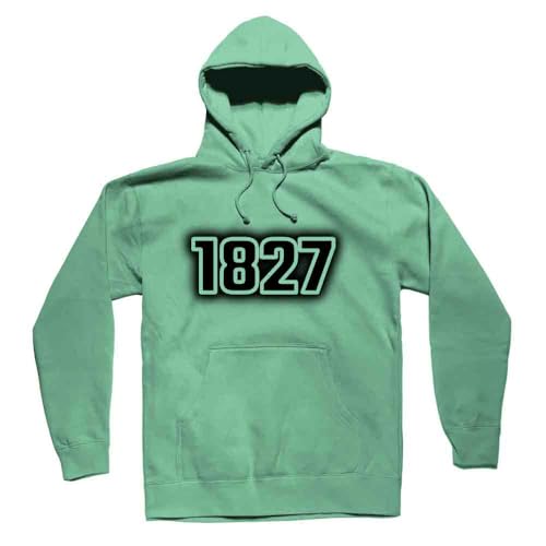 Hoodie 1827 unisexe menthe : finis les sweats rêches qui rétrécissent au lavage