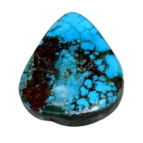 Turquoise naturelle poire cabochon vrac bricolage bague pendentif