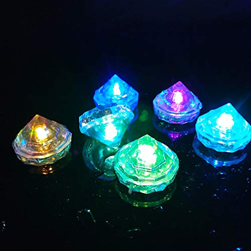 Luces LED para cubitos de hielo, 12 piezas miniatura 3