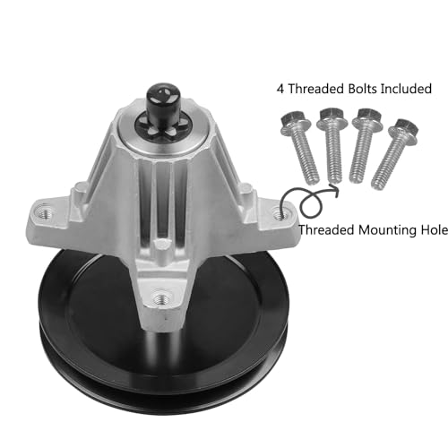 Fourtry Spindle Fit for Troy Bilt Pony Mower - 918-06991 Spindle Assembly Fit for MTD Huskee Craftsman T1000 T1200 Mower and Troy Bilt TB42 TB2246 Bronco 42" Tractor, Replace 618-06991, 2 Pack by Fourtry - Image 4