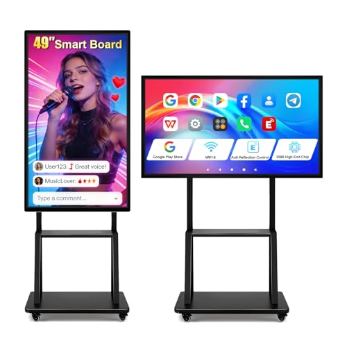 49 Interactive Smartboard with Screen Mirroring