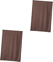 Cabilock 2 Pçs Cortina Cortina De Chuveiro Cortinas Decorativas Toalhas De Chão De Banho Cortinas De Dupla Face Cortinas Blackout Janela Sanefa Cortinas De Bolso Cortinas Curtas Cortinas