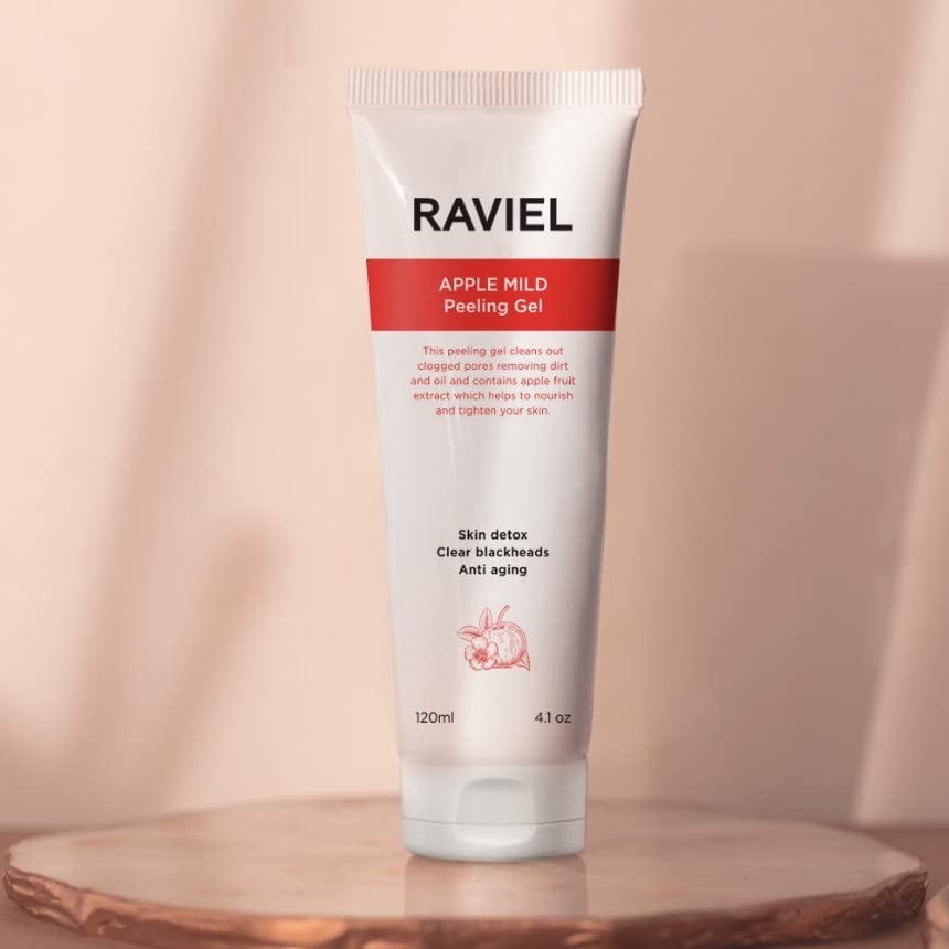 Miniatura 2 de Gel pelador suave de manzana para todo tipo de piel, exfoliación suave y profunda, uso sin agua, suaviza la superficie y la textura de la piel,