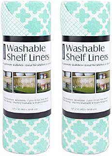 DII Non Adhesive Cut to Fit Machine Washable Shelf Liner Paper For Cabinets