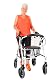Dietz Rollator Ligero Gehhilfe Leichtgewicht in Schwarz, Größe M