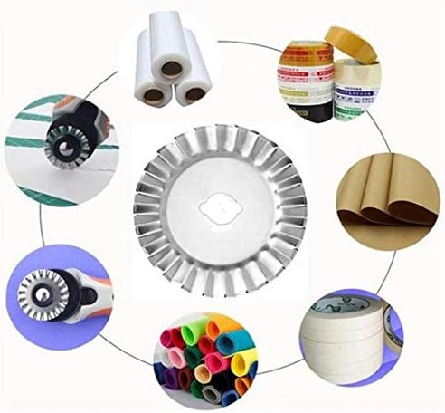10pcs 45mm Rotary Cutter Patchwork Crafts Roller Blades For Cloth Fabric Leather Paper Trimmer Diy Home Sewing Tools - Cutting - - (Color: A)