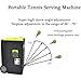 MAHWER Portable Tennis Ball Machine, Automatic Tennis Ball Launcher, Adjustable Angle, Speed, Rotation, for Beginners Solo Training Sports, 50 Large Capacity