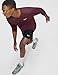 Nike Men's Miler Dri-Fit UV Long-Sleeve Running Top, Burgundy Crush/Reflective Silver, X-Large
