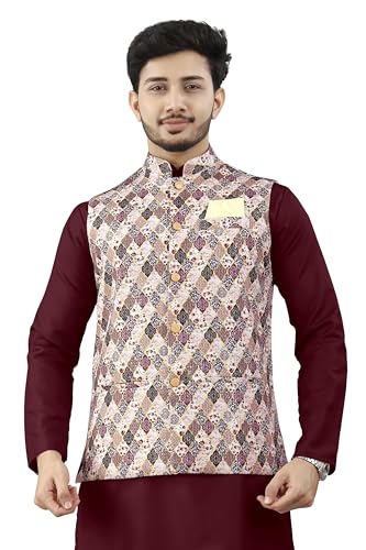 Image of Trustous Traditional Men's Kurta Koti Set (3 PCS SET)