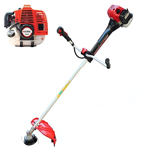 Desbrozadora Kuril KDC43 a Gasolina 43 CC | Carenada Antivibración | Incluye Disco y Arnés Acolchado | Ideal para Jardinería