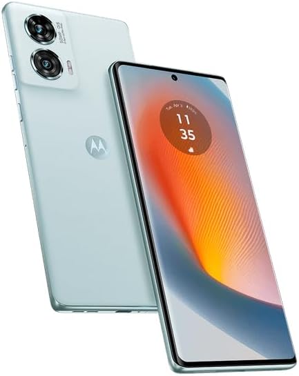 Motorola Moto Edge 50 Fusion 5G (XT2429-1) Dual Sim GSM Débloqué 6.7" P-OLED 120Hz Affichage 8GB Ram 256GB Stockage - Version internationale - (Bleu)