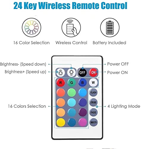 Aspectul telecomenzii fără fir cu 24 de taste