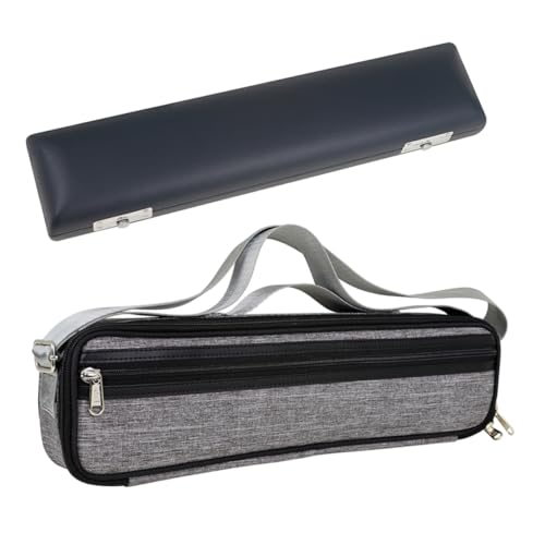 Toddmomy 1Set Flute Storage Box Bag Set Comfortable Flute Carrying Bag for Portable and Convenient Wind Instrument Container Stylish Design for All