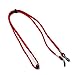 ECYC Ltd 2 Pcs PU Leather Eyeglass Straps, Adjustable Eyewear Retainer Strap Eyeglasses String Holder Strap Cord Sunglass Strings Around Neck Anti-Slip Eyeglass Chains Lanyard Glasses Lanyard