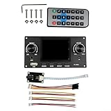 Zoegneer Verlustfreies Audio-Decoder-Modul mit 7,1 cm (2,8 Zoll) Farbdisplay, unterstützt I2S Digitalausgang, BT AAC, TF-Karte, U-Disk, USB-Soundkarte und 3,5-mm-Line-Eingang für DIY-Stereo-Projekte