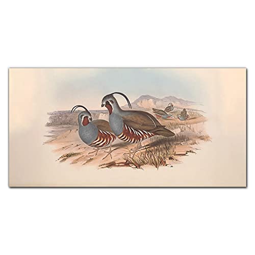 Decoration murale oiseaux en verre trempe 100x50cm pour habiller un grand mur