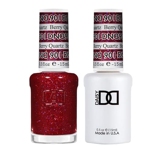 DND Gel Polish Set, Super Glitter Collection, UV/LED GelPolish and Air Dry Nail Lacquer, Matching Chip-Free Polish Duo, 0.5 Fl Oz Each