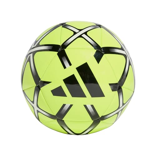 adidas Unisex Starlancer Club Ball, Lucid Lemon/Black, 5